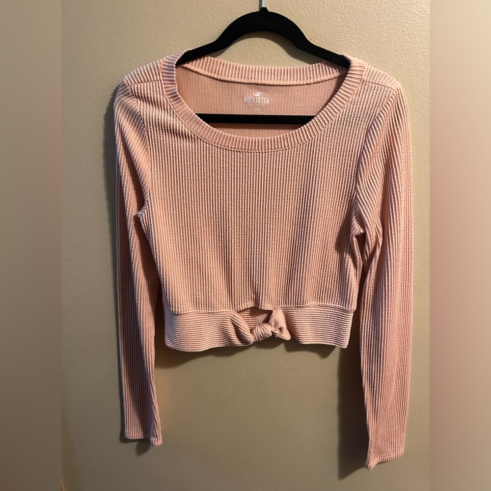 Hollister, long sleeve dusty pink size medium